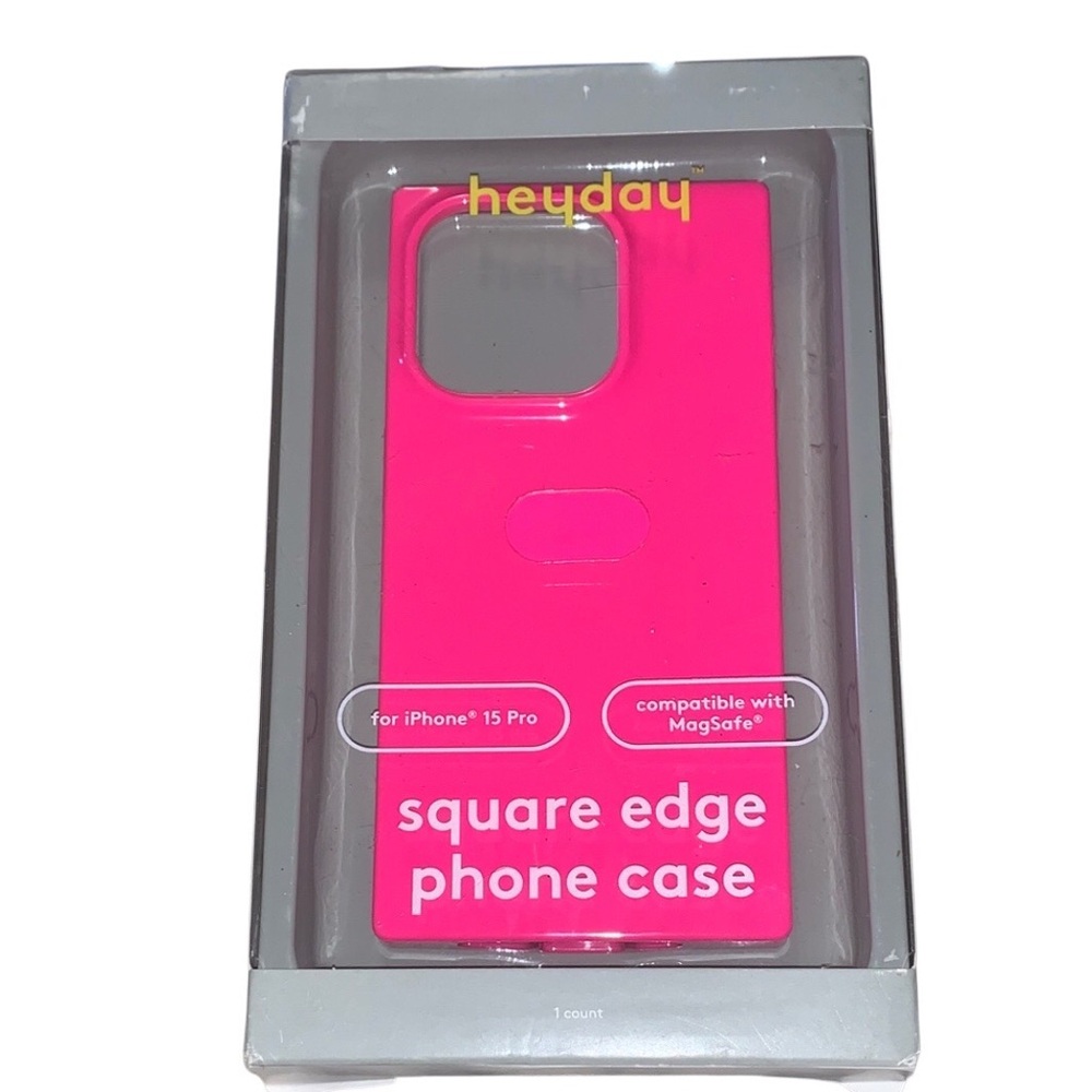 iPhone 15 Pro hot pink Case  (MagSafe Compatible)